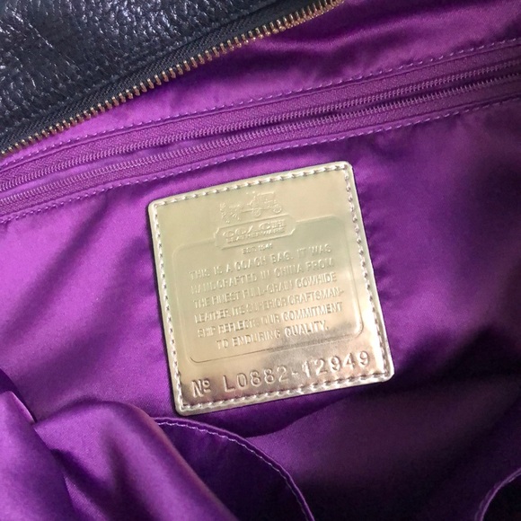 Coach leather black bag - Picture 3 of 5